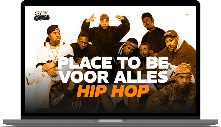 Cyber Cypher footer ontwerp met navigatie en context